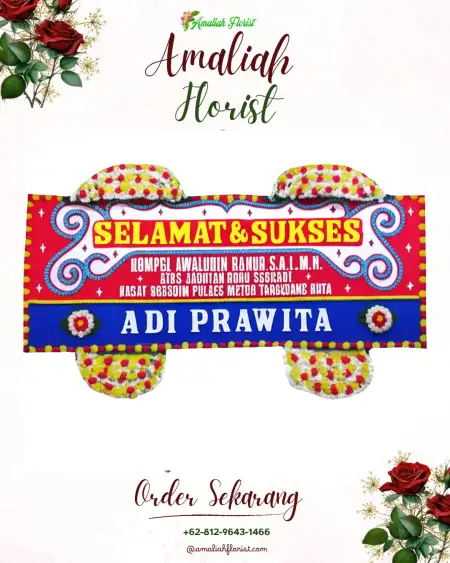 Papan Bunga Ucapan Selamat Rantih